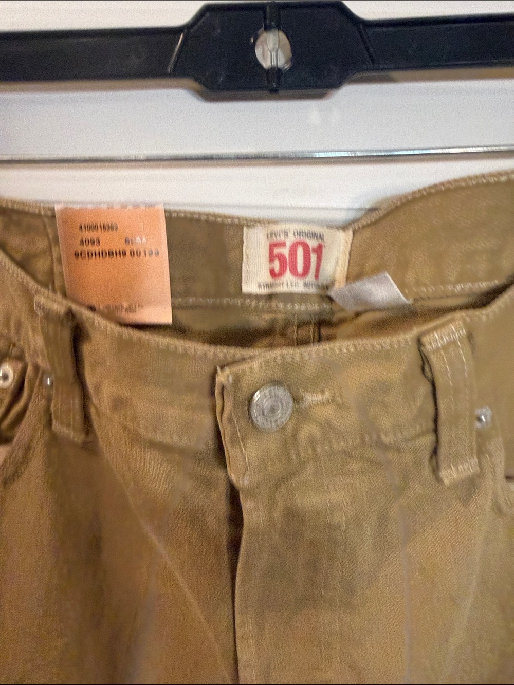 Levi's Men's 501 Original Fit Jeans Tobacco 34 x 30 NWT - Picture 5 of 6